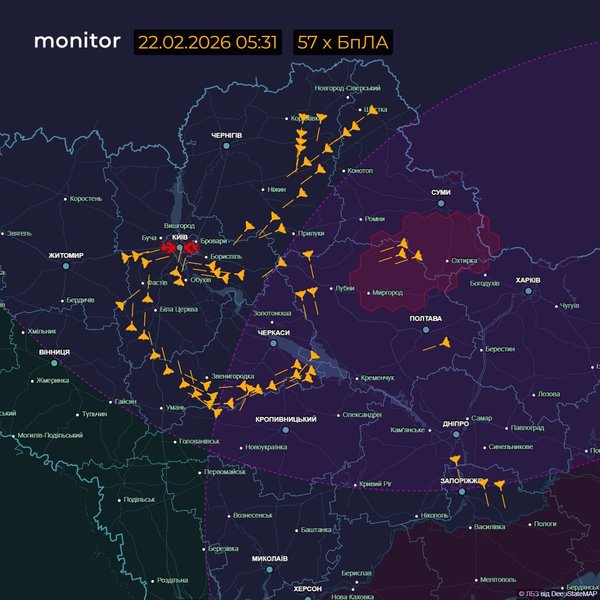 обстрел 22 февраля атака 22 февраля карта